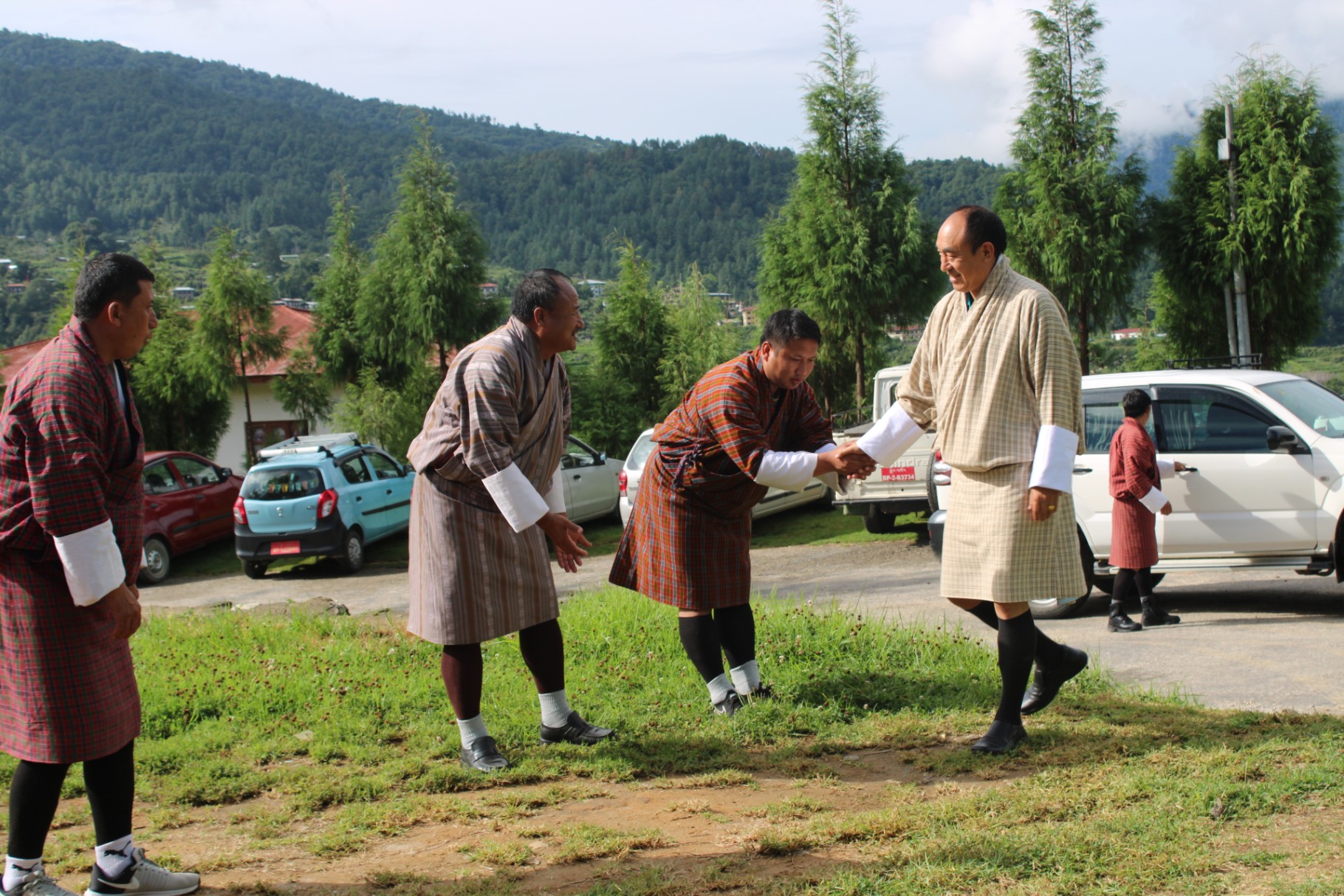 Dzongdag with gups