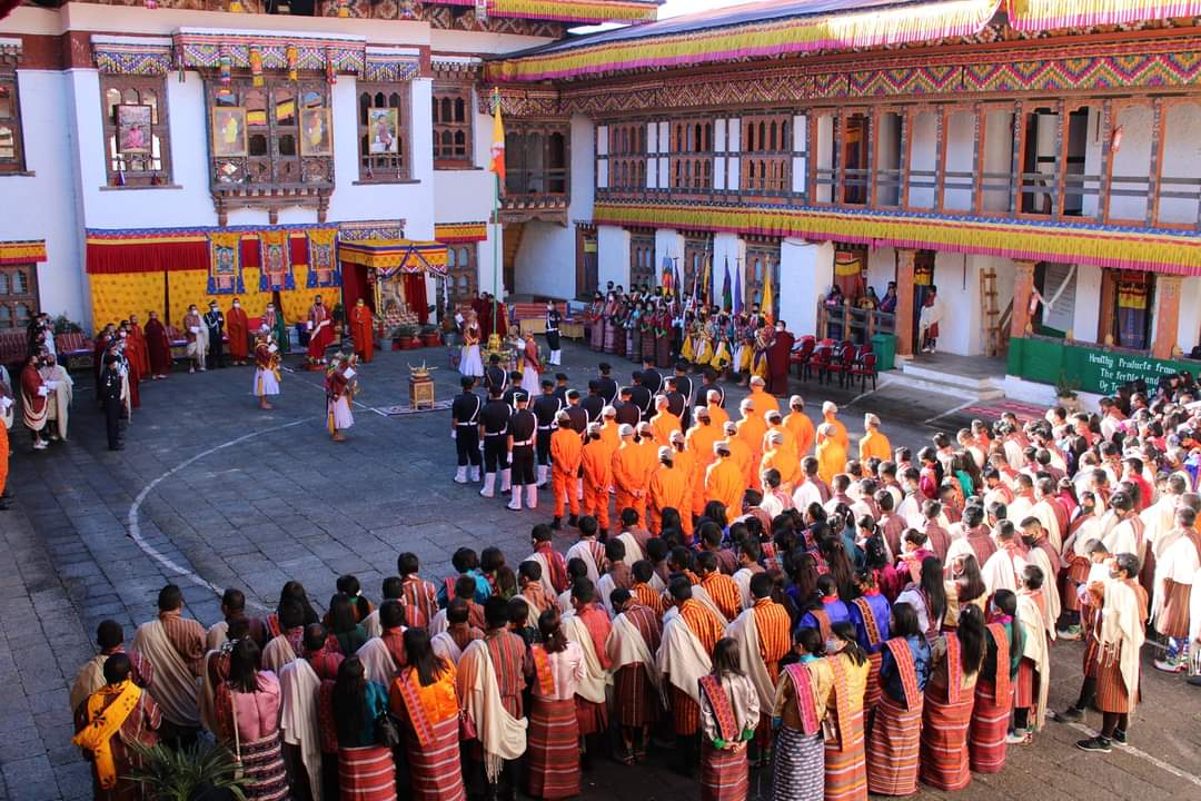 The National Anthem at the 114th National Day