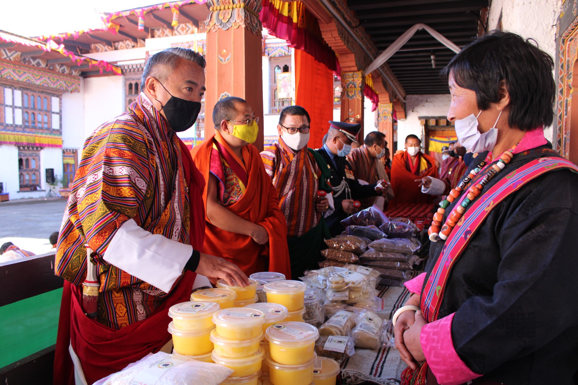 Inauguration of Agriculture and Livestock local products by the farmer cooperative group