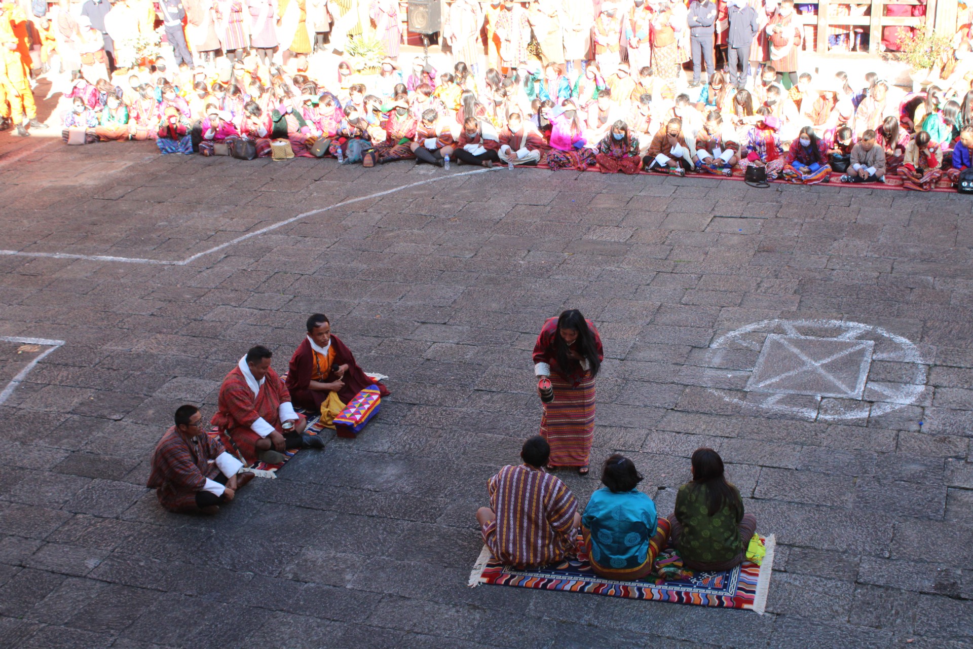 A drama performance on "Zangdhar gi Sheypa" (བཟང་དར་གྱི་བཤད་པ) by Toedtsho Gewog