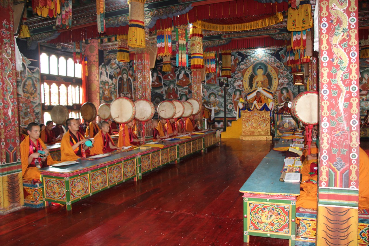 Teldra Tshechu at Dongtir Dzong