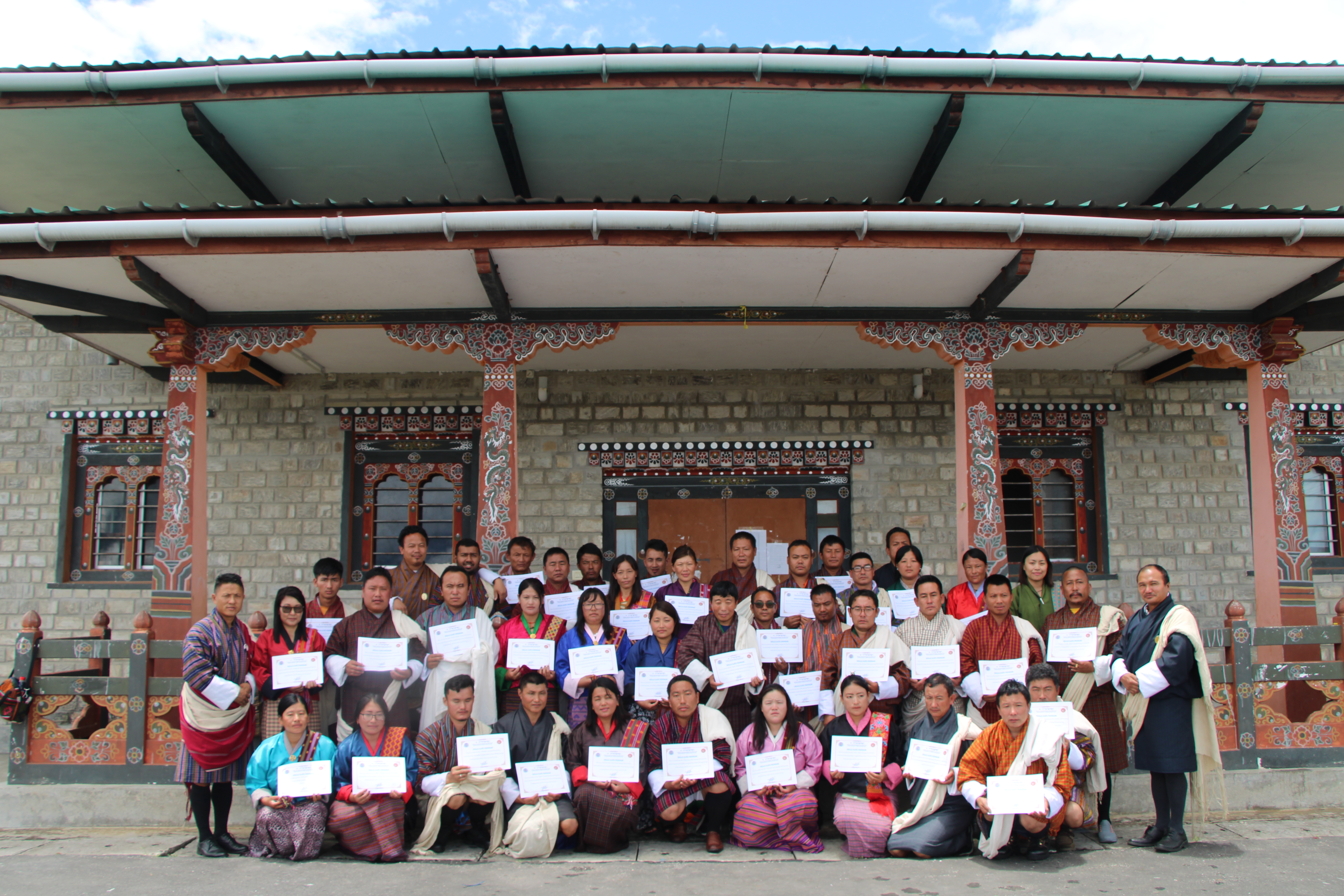 Training on Basic house wiring under the skills for life program. 