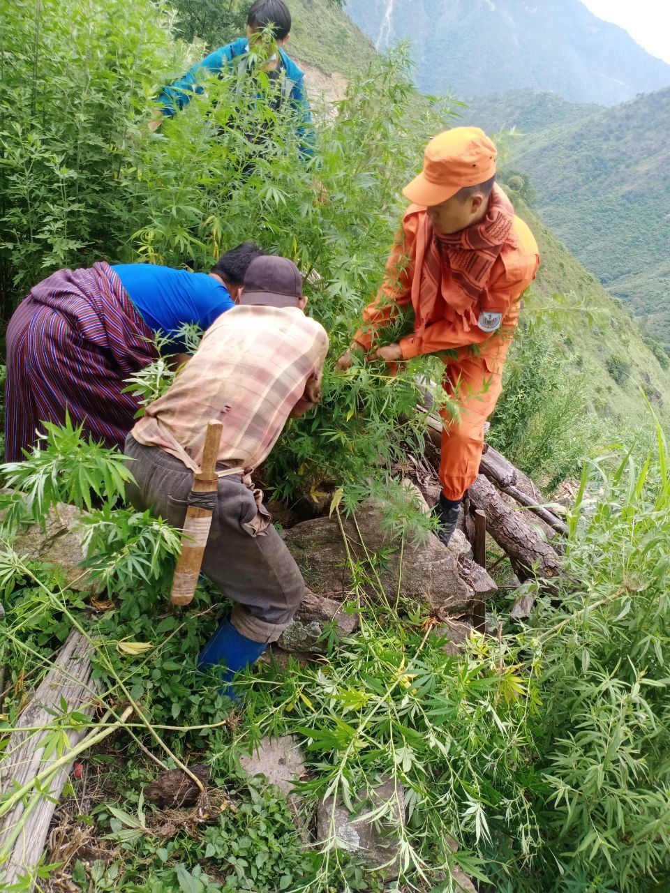 Khamdang Gewog Administration Staff