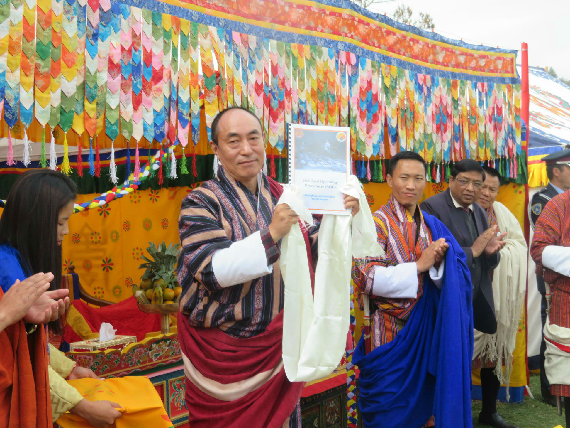 Dzongkhag's Standard Operating Procedure(SOP) document for sectoral heads was launched by Dasho Dzongdag