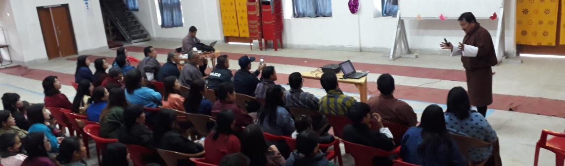 DHO giving talk on the importance of Observing World Health Day